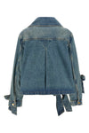 light rigid denim stonewashed cotton denim jacket