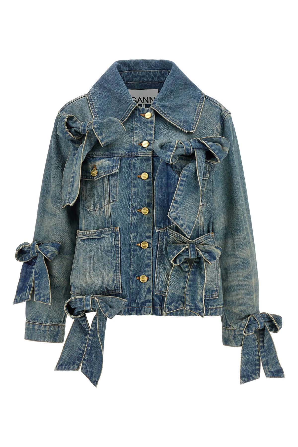 light rigid denim stonewashed cotton denim jacket