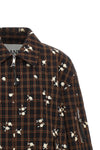 the check flower ganni bomber jacket redefines the codes of outerwear through
