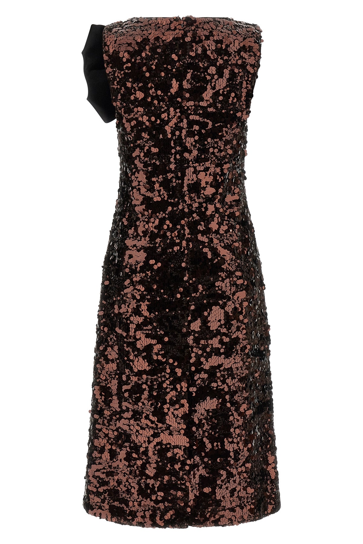 velvet sequins straight midi dress in fabric covered