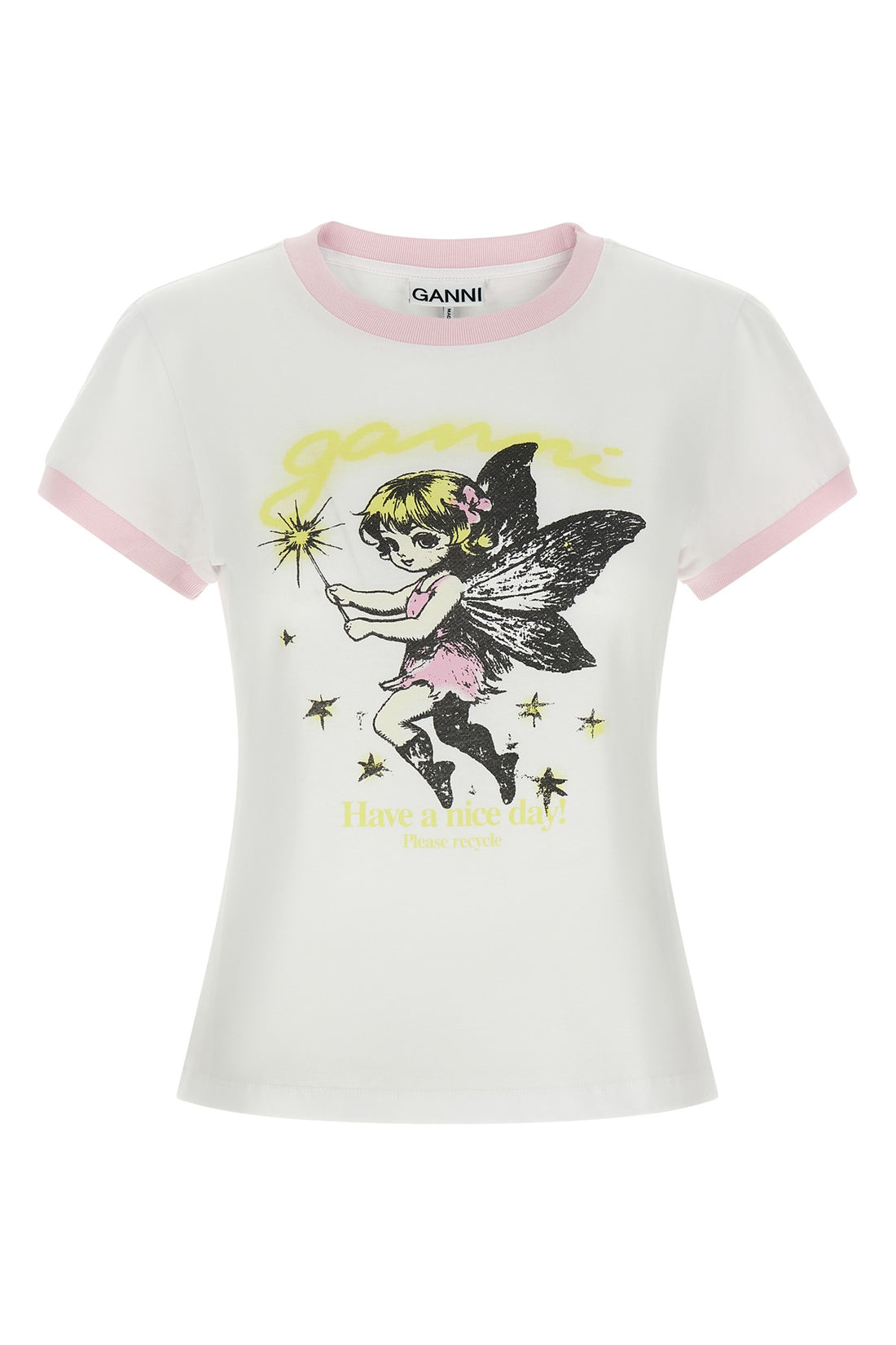 GANNI S cotton jersey t-shirt