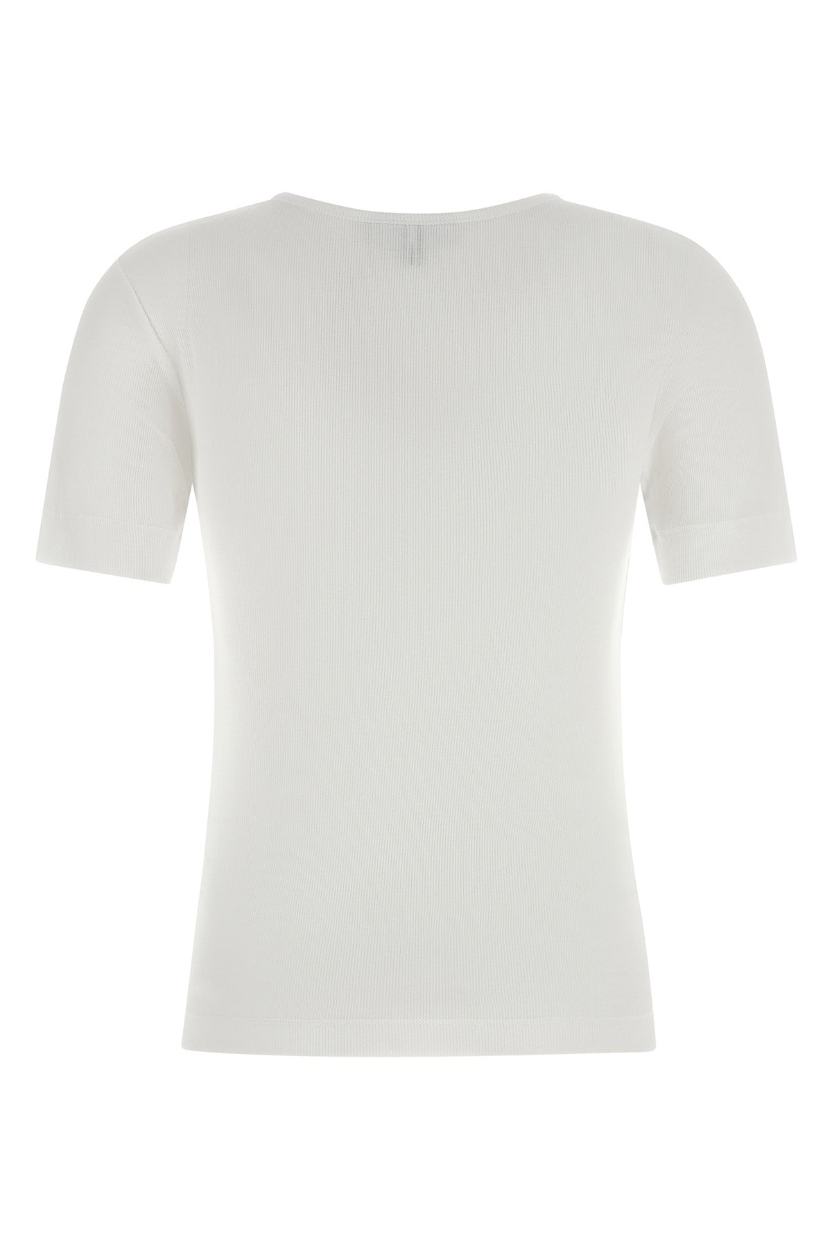 ribbed stretch cotton t-shirt