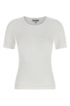 ribbed stretch cotton t-shirt