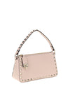 rockstud leather shoulder bag