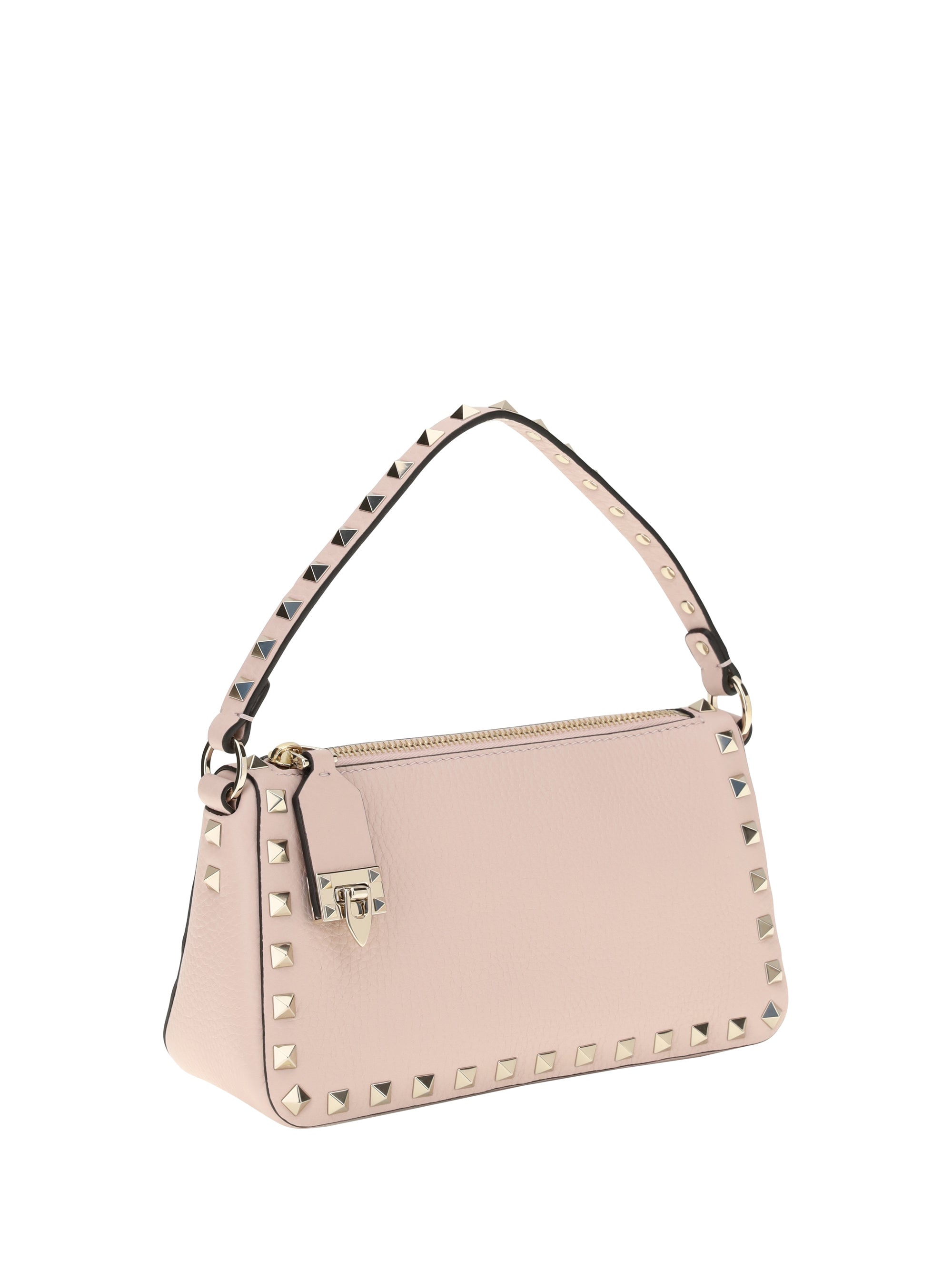 rockstud leather shoulder bag