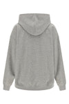 gauze mélange cotton hoodie