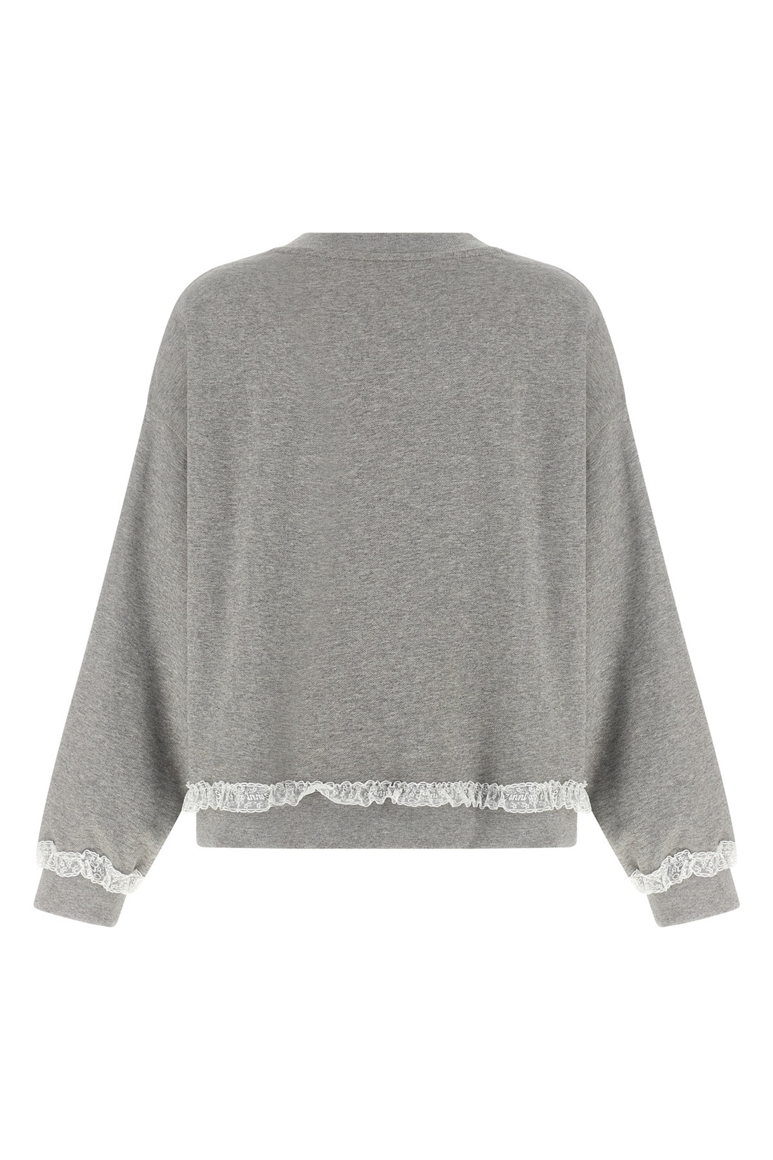 GANNI L isoli mélange cotton sweatshirt