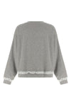 the ganni isoli sweatshirt features a relaxed silhouette
