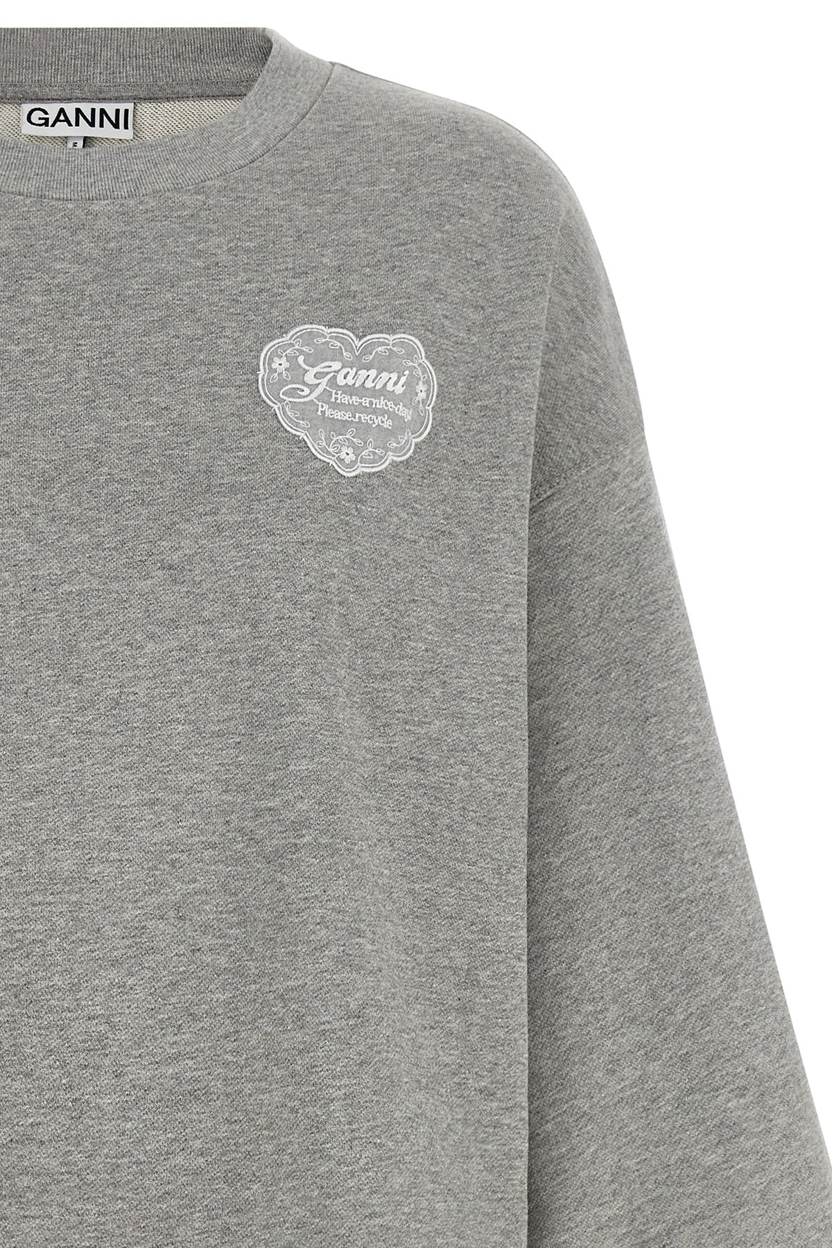 isoli mélange cotton sweatshirt