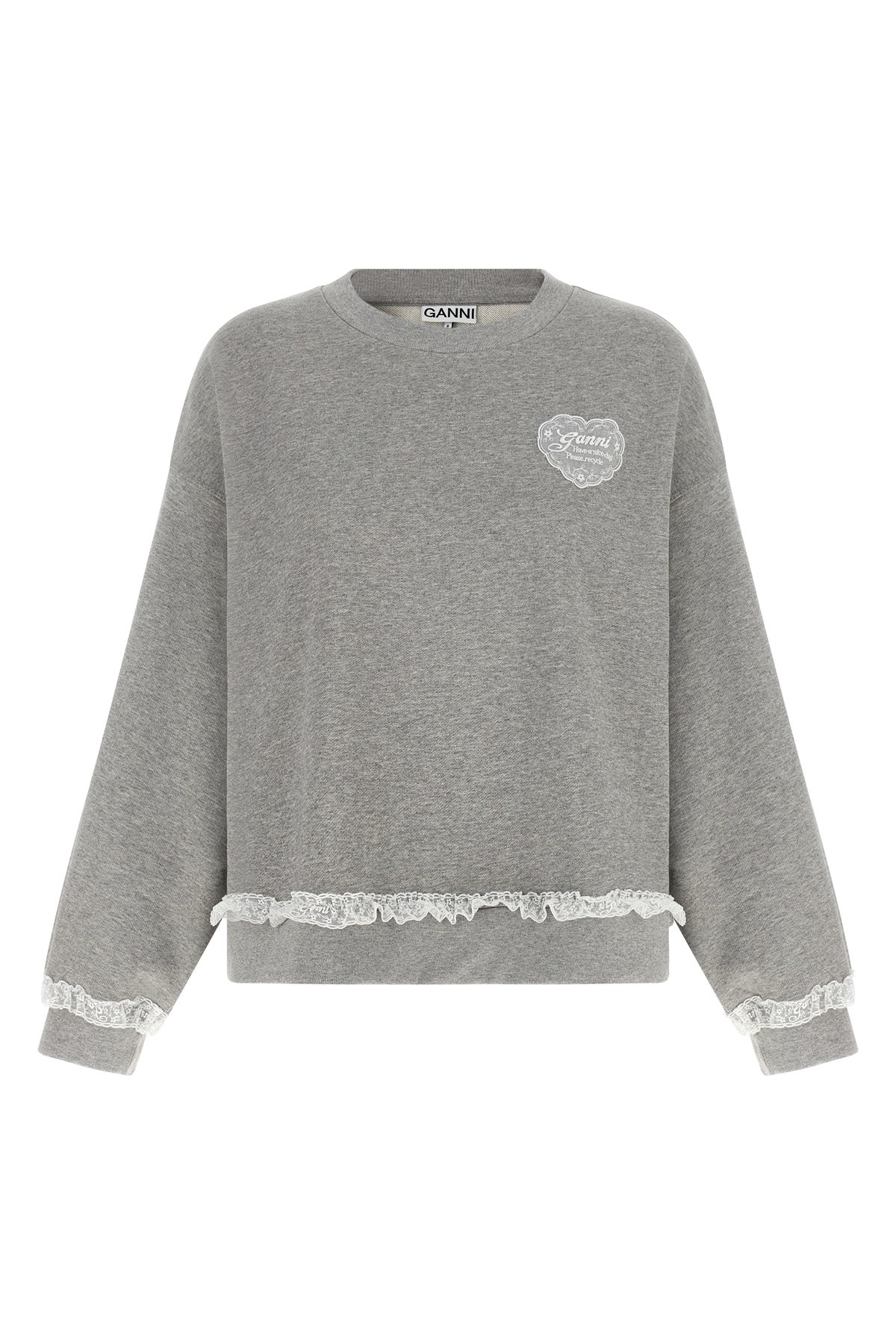 isoli mélange cotton sweatshirt