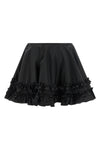 duchesse nylon mini frill water-repellent duchesse nylon skirt