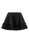 duchesse nylon mini frill water-repellent duchesse nylon skirt