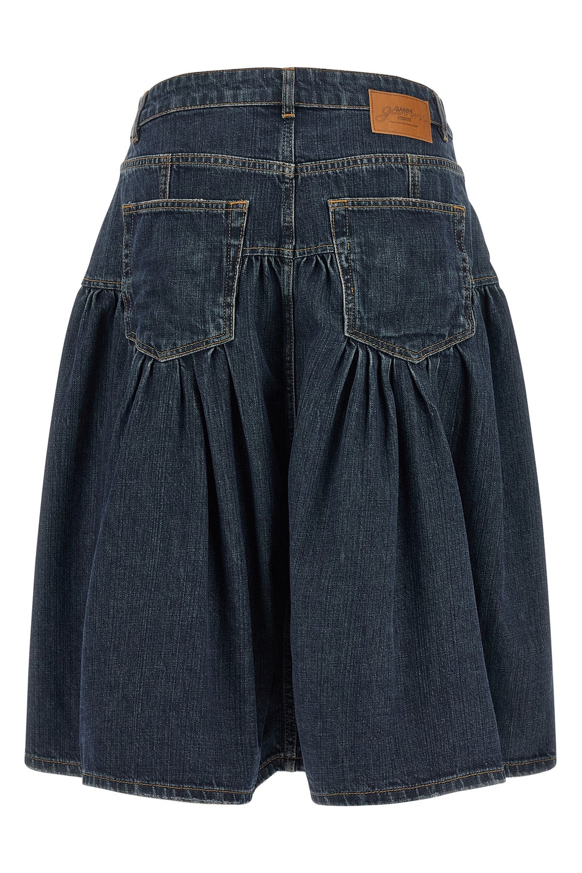 the midi skirt ganni stands out for a sartorial construction