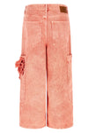 stone-washed rigid denim jeans