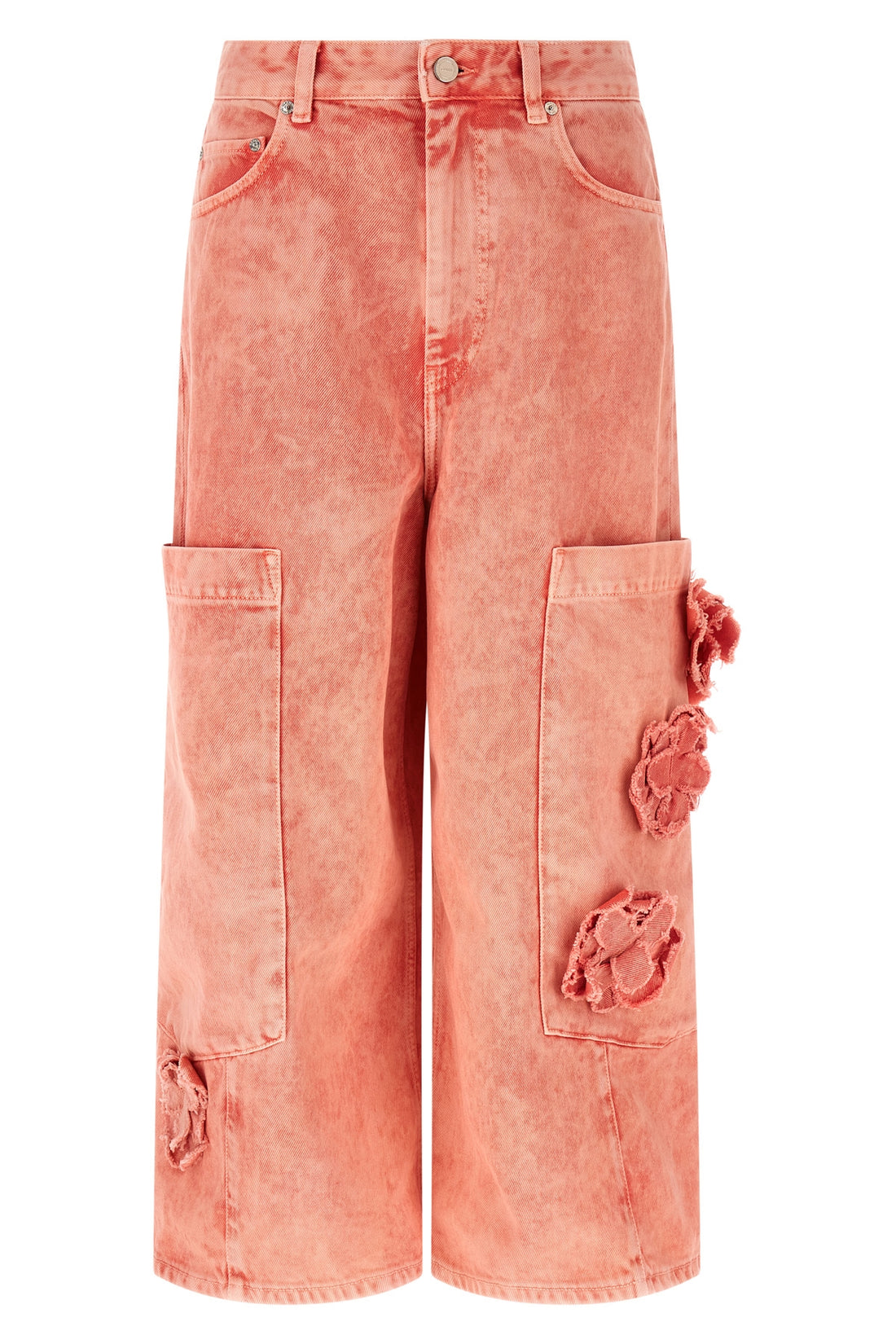 GANNI 25-33 stone-washed rigid denim jeans