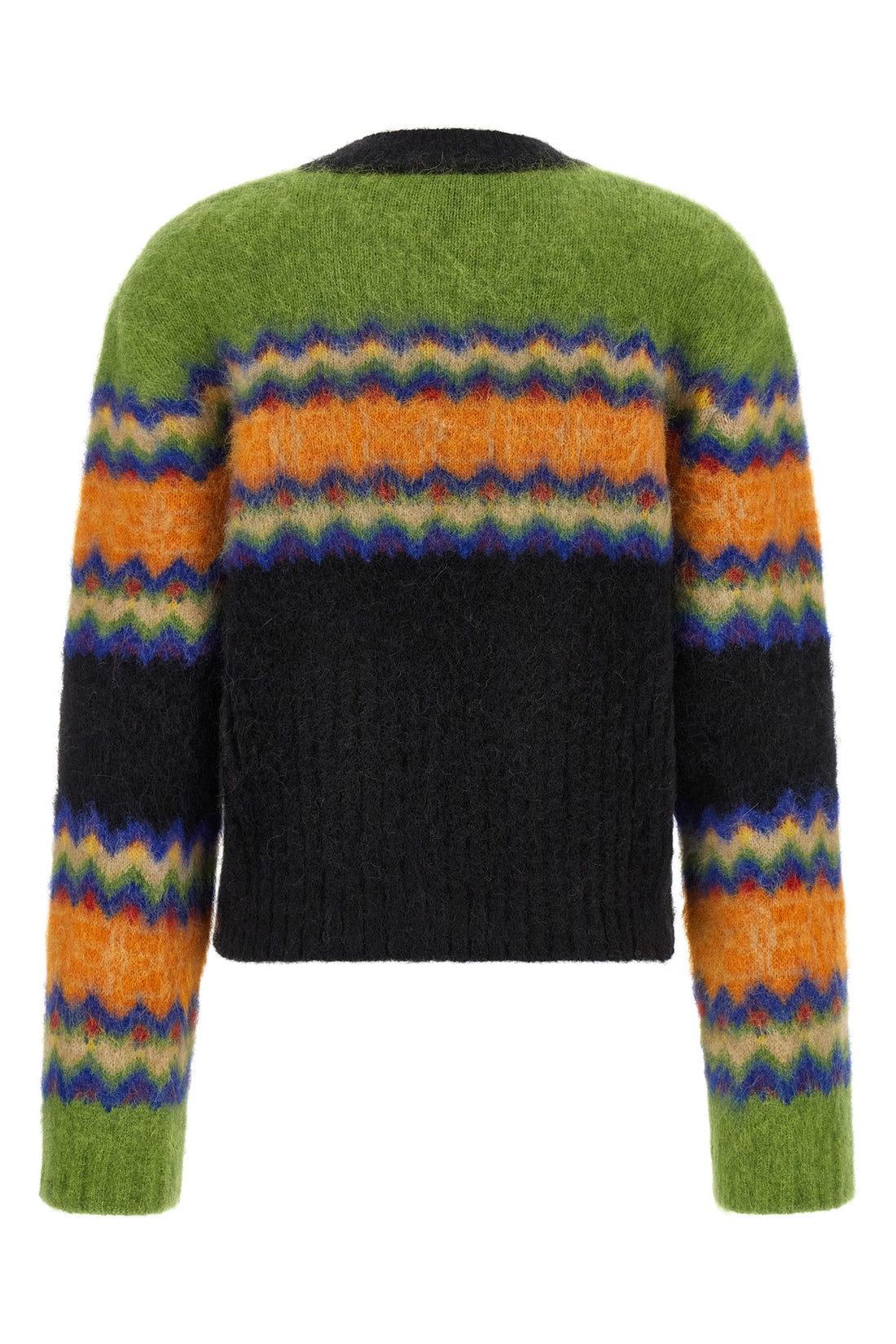 GANNI M the ganni sweater redefines traditional knitwear through a bold play of color co