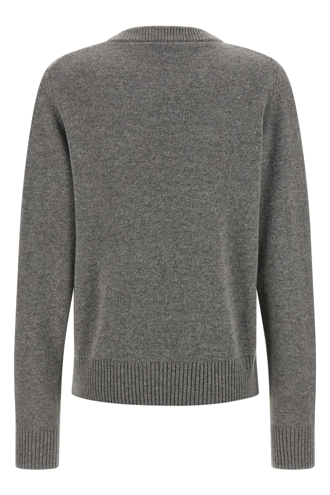 GANNI L the ganni crew neck sweater stands out for its compact knitting in a versatile m