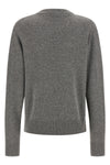 the ganni crew neck sweater stands out for its compact knitting in a versatile m