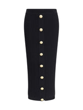 BALMAIN 36 knit midi skirt