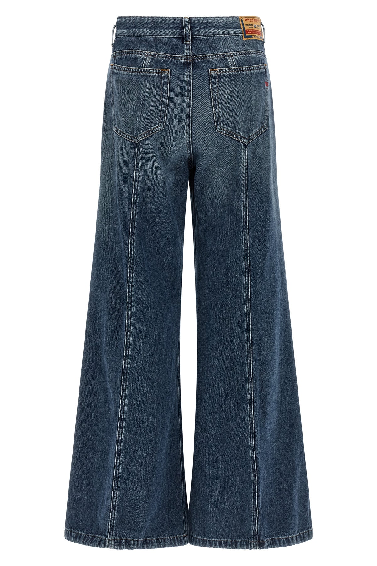 d-akii 09m56 stonewashed cotton denim jeans