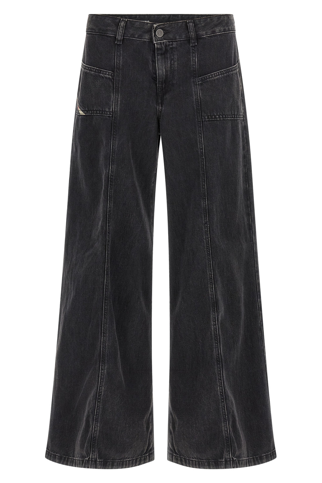 DIESEL 23 d-akii mid-rise cotton jeans