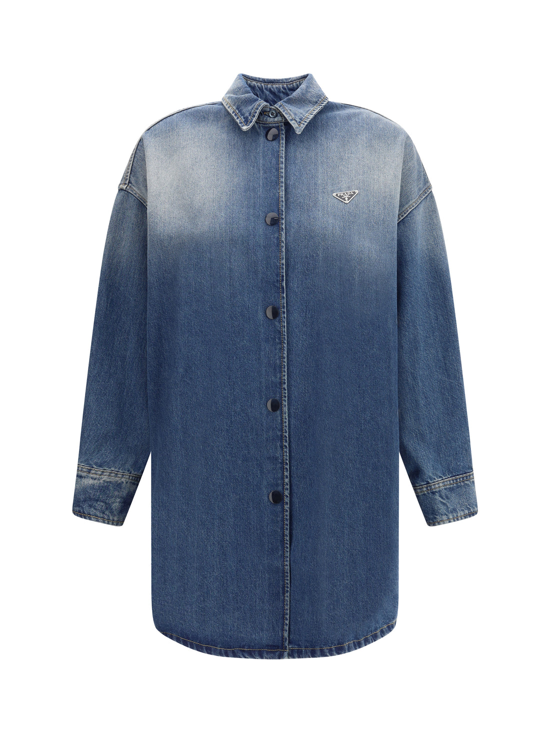 PRADA 40 denim shirt jacket