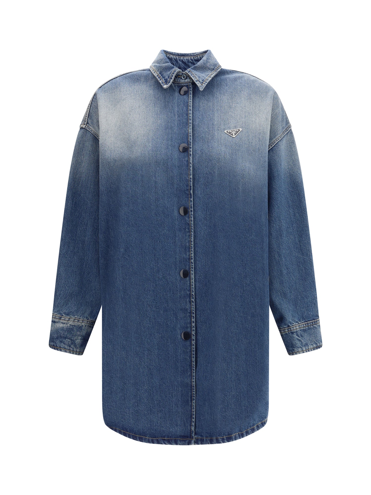 PRADA 40 denim shirt jacket
