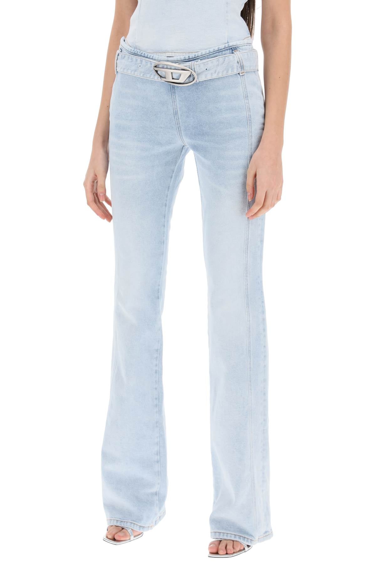 d-ebbybelt flared jeans