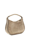 marcie suede leather shoulder bag