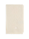 tricot alpaca and cashmere-blend scarf