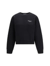 logo brushed fabric sweatshirt