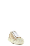hank sneakers in cotton denim canvas washed