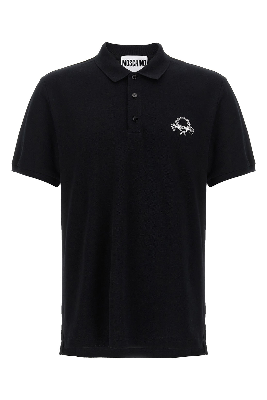 MOSCHINO 46 cotton piqué polo shirt