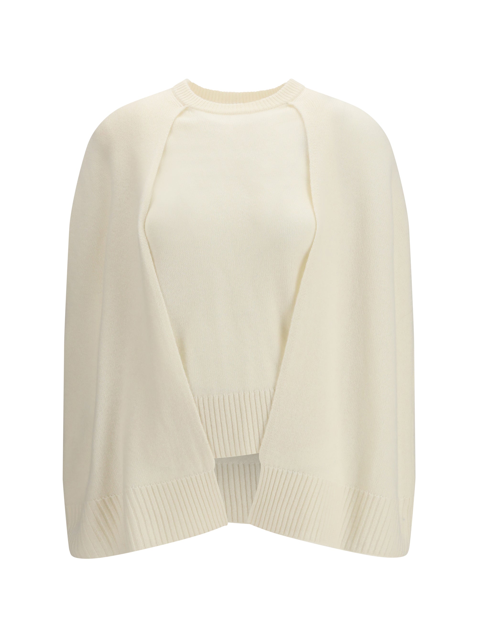 cashmere poncho sweater