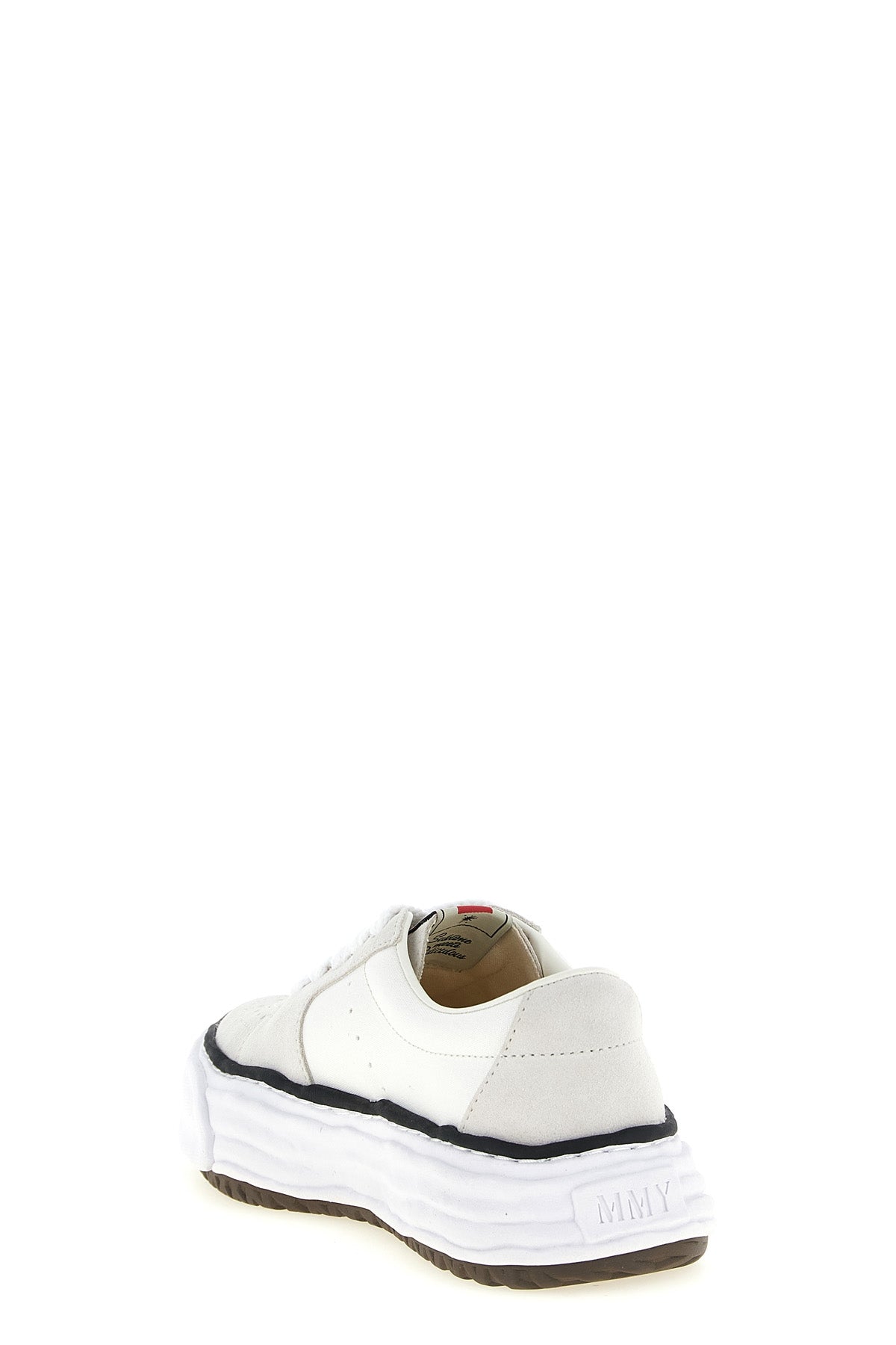 eric sneakers in suede and cotton canvas