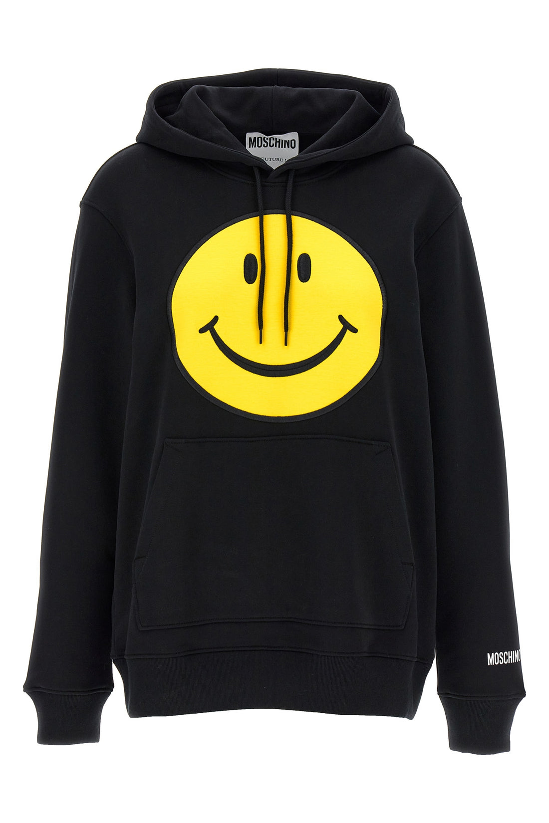 MOSCHINO XXS smiley cotton hoodie