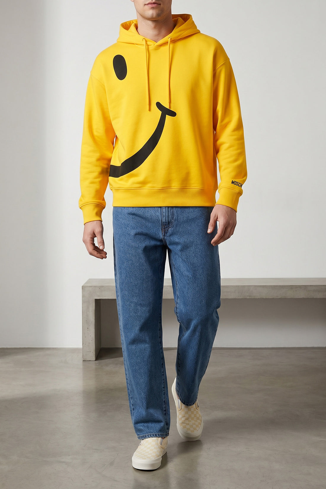 MOSCHINO S gauze cotton hoodie