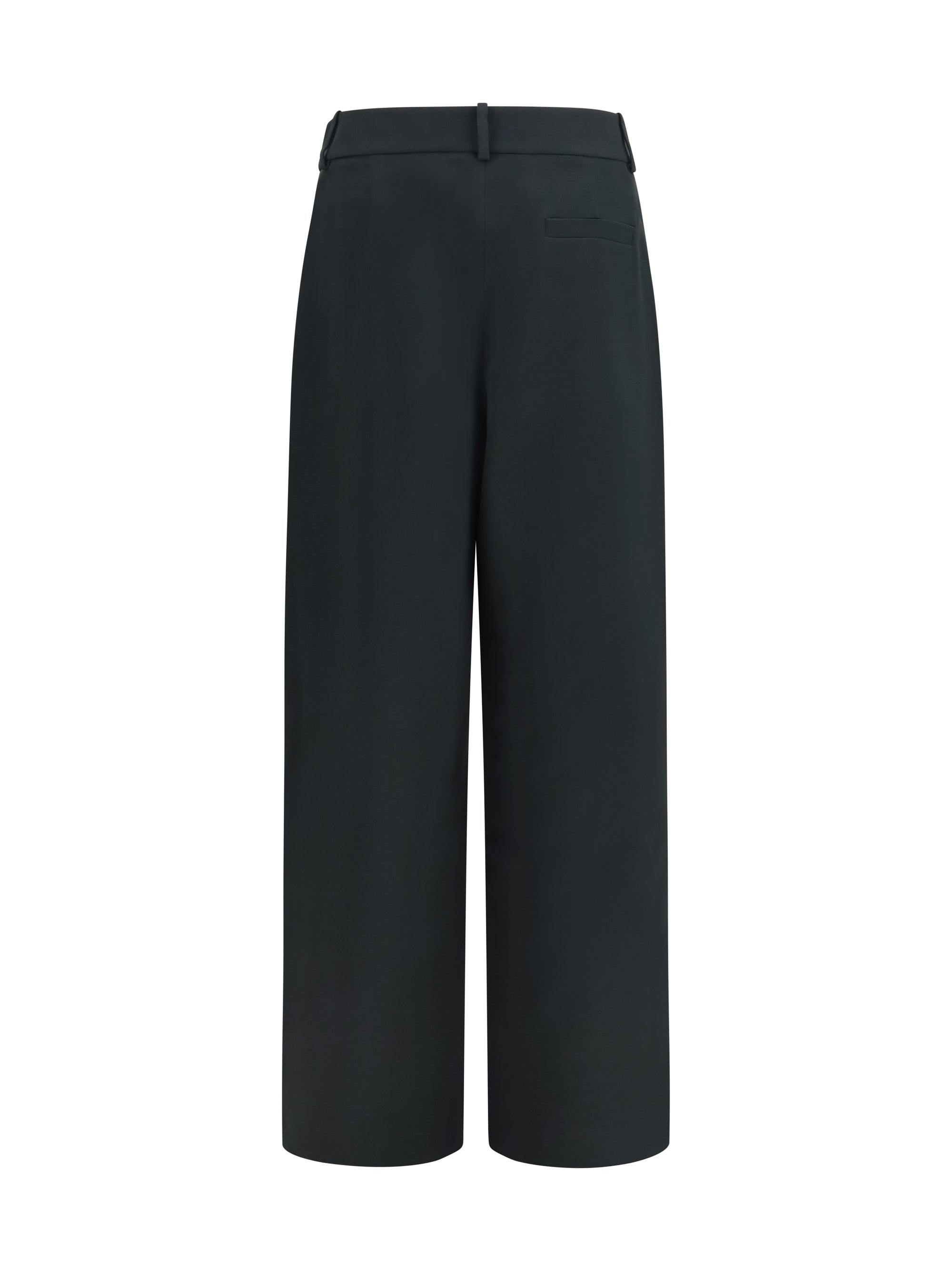 high-waisted wide-leg tailored pants