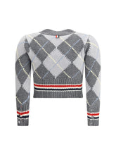THOM BROWNE 40  argyle v-neck cardigan