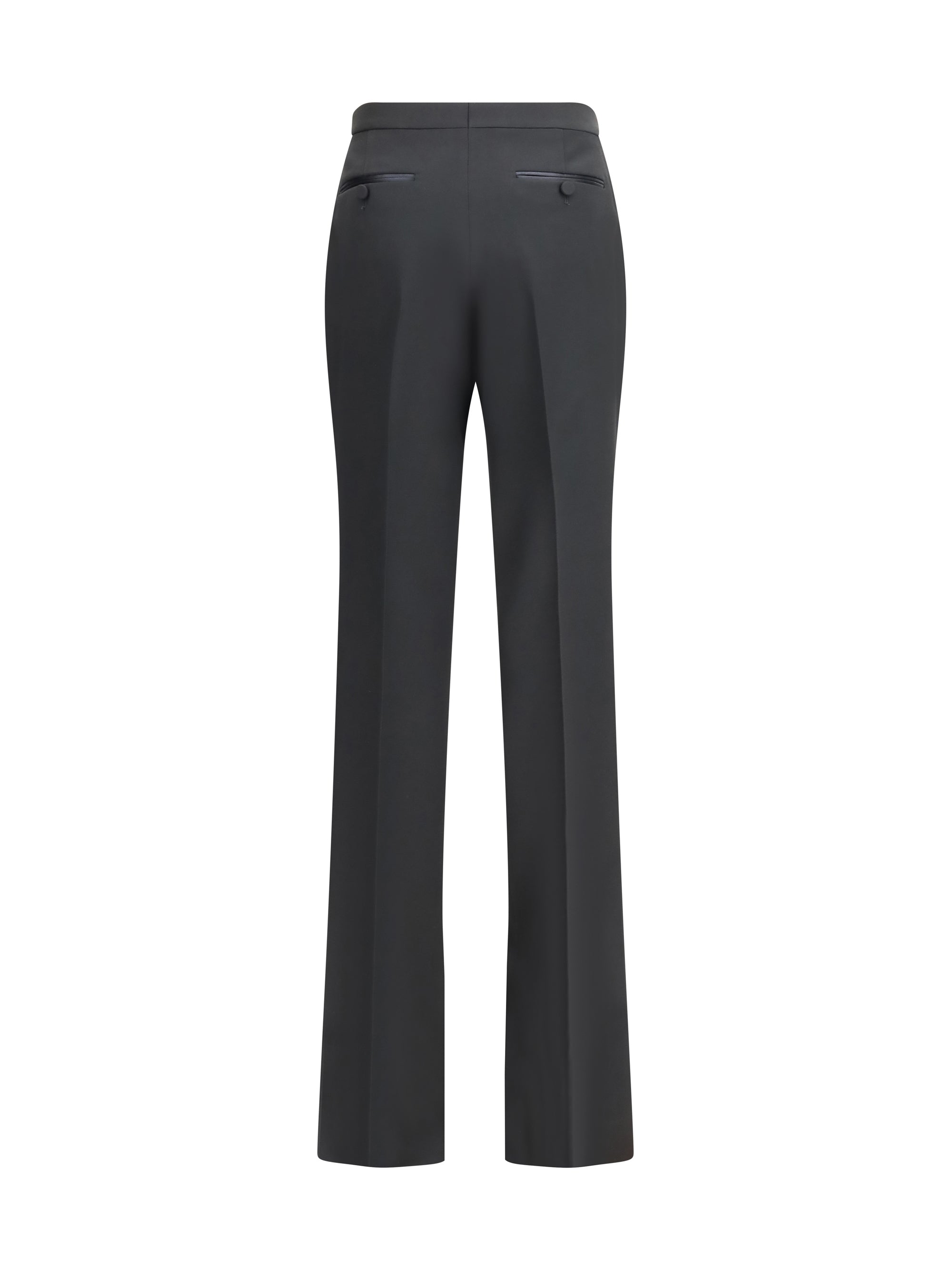 bicolour tailored straight-leg pants