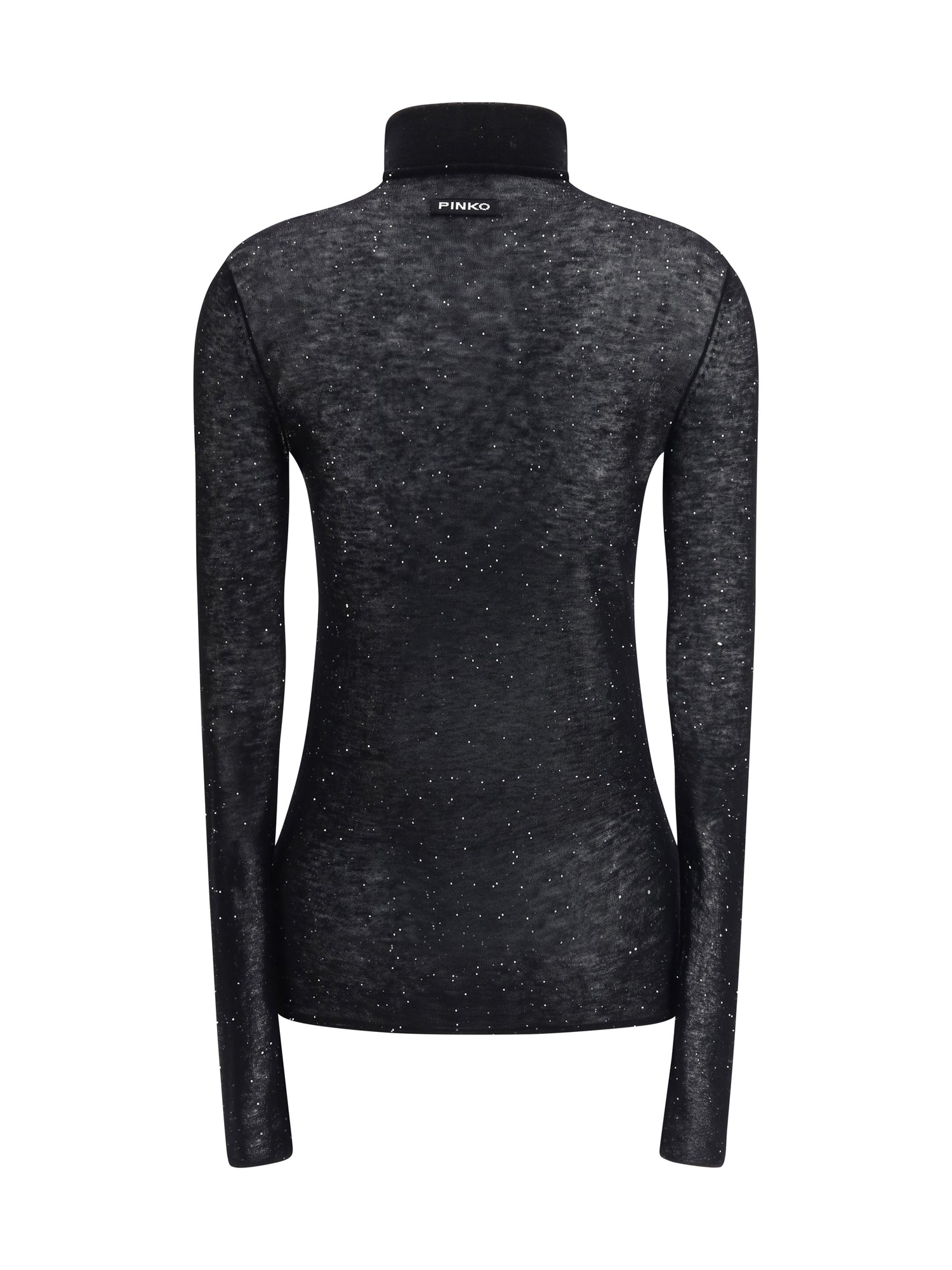 PINKO M long-sleeved turtleneck top