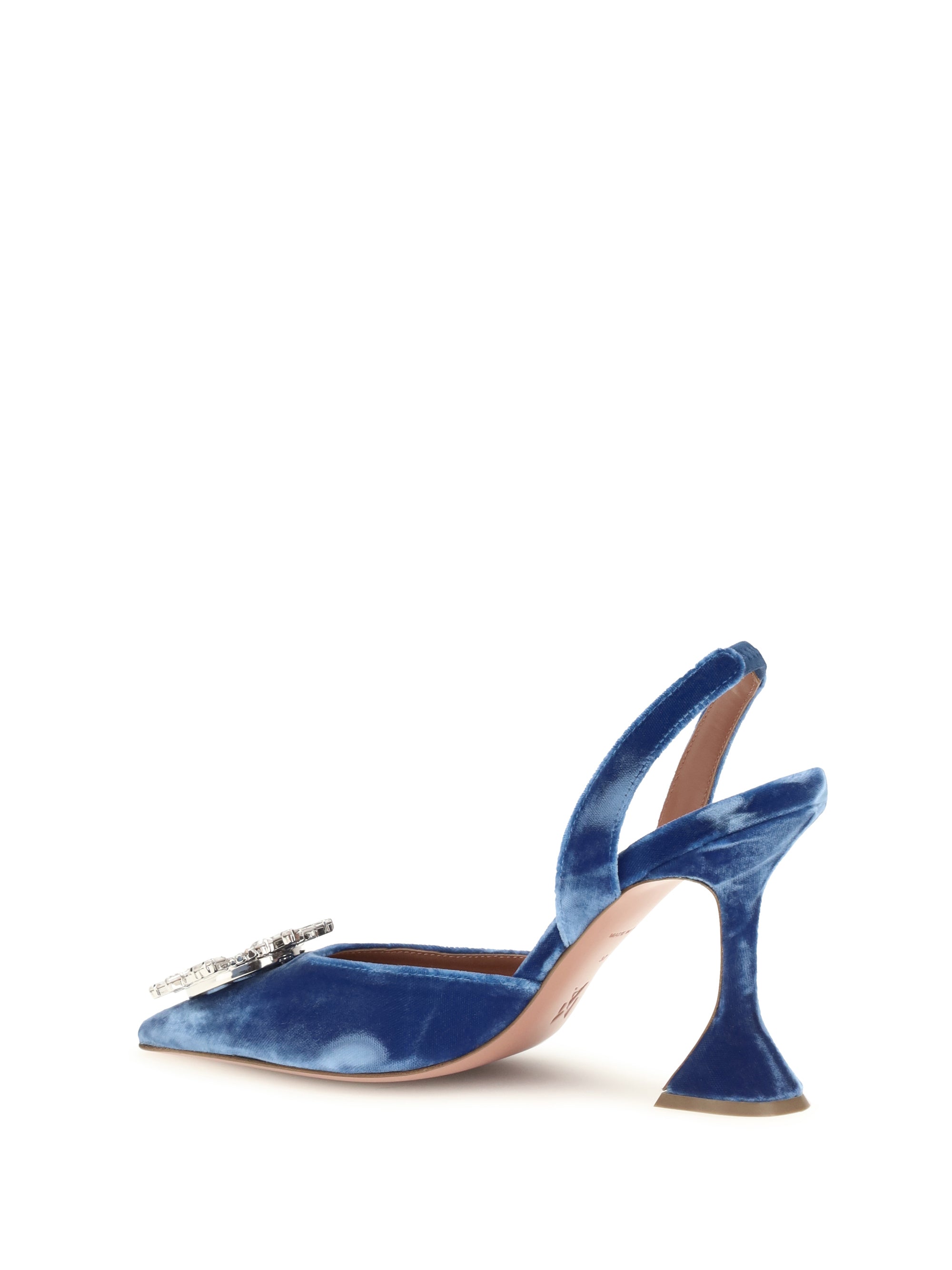 begum velvet slingback sandals
