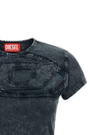 the diesel t-mely-cup t-shirt redefines the codes of casual dress through bold