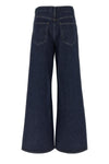 dame high waist jeans in cotton denim