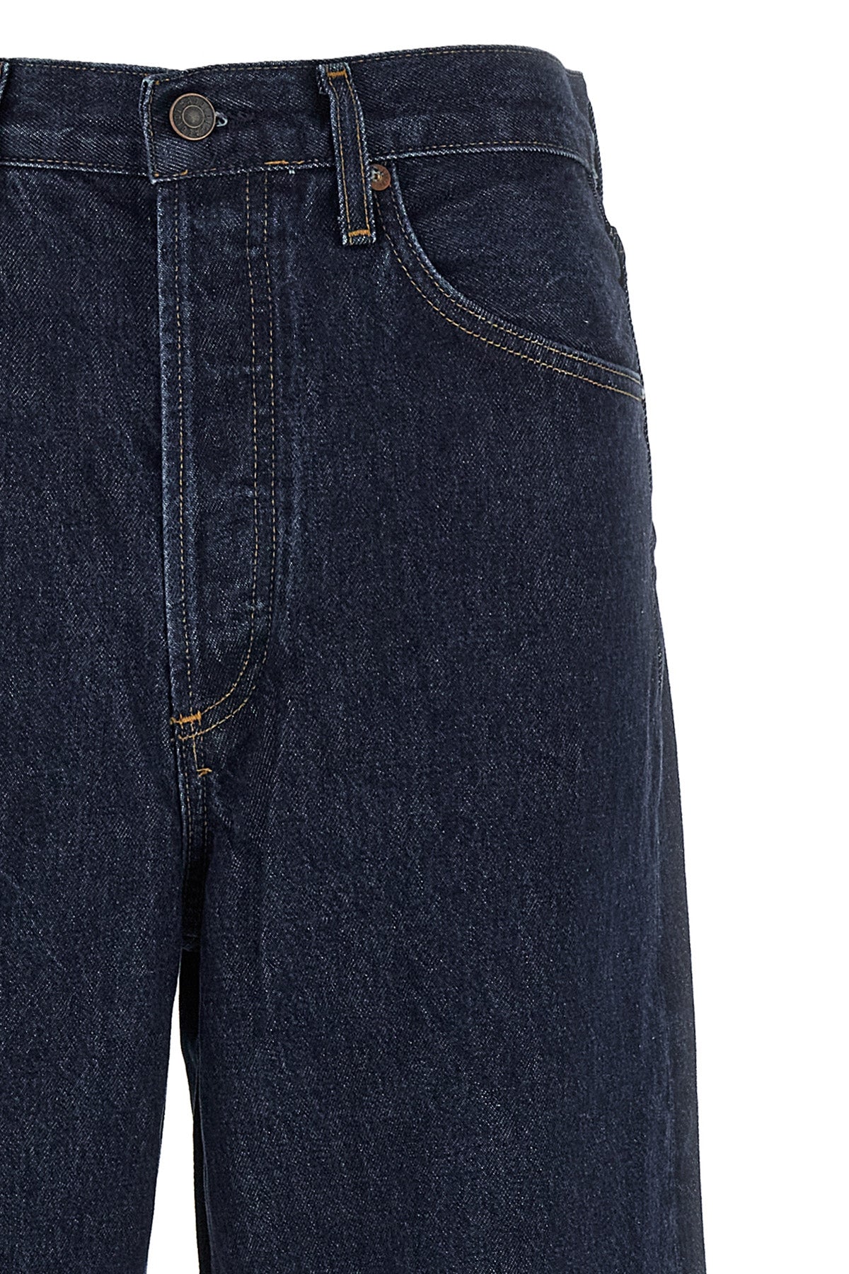 dame high waist jeans in cotton denim