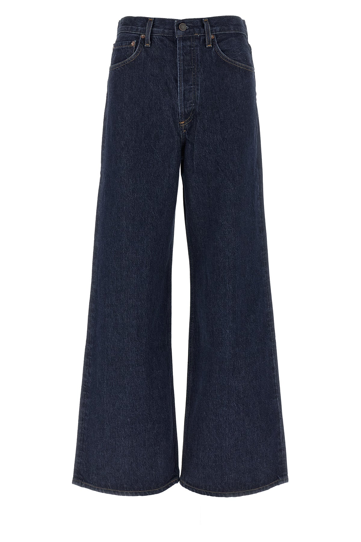 dame high waist jeans in cotton denim