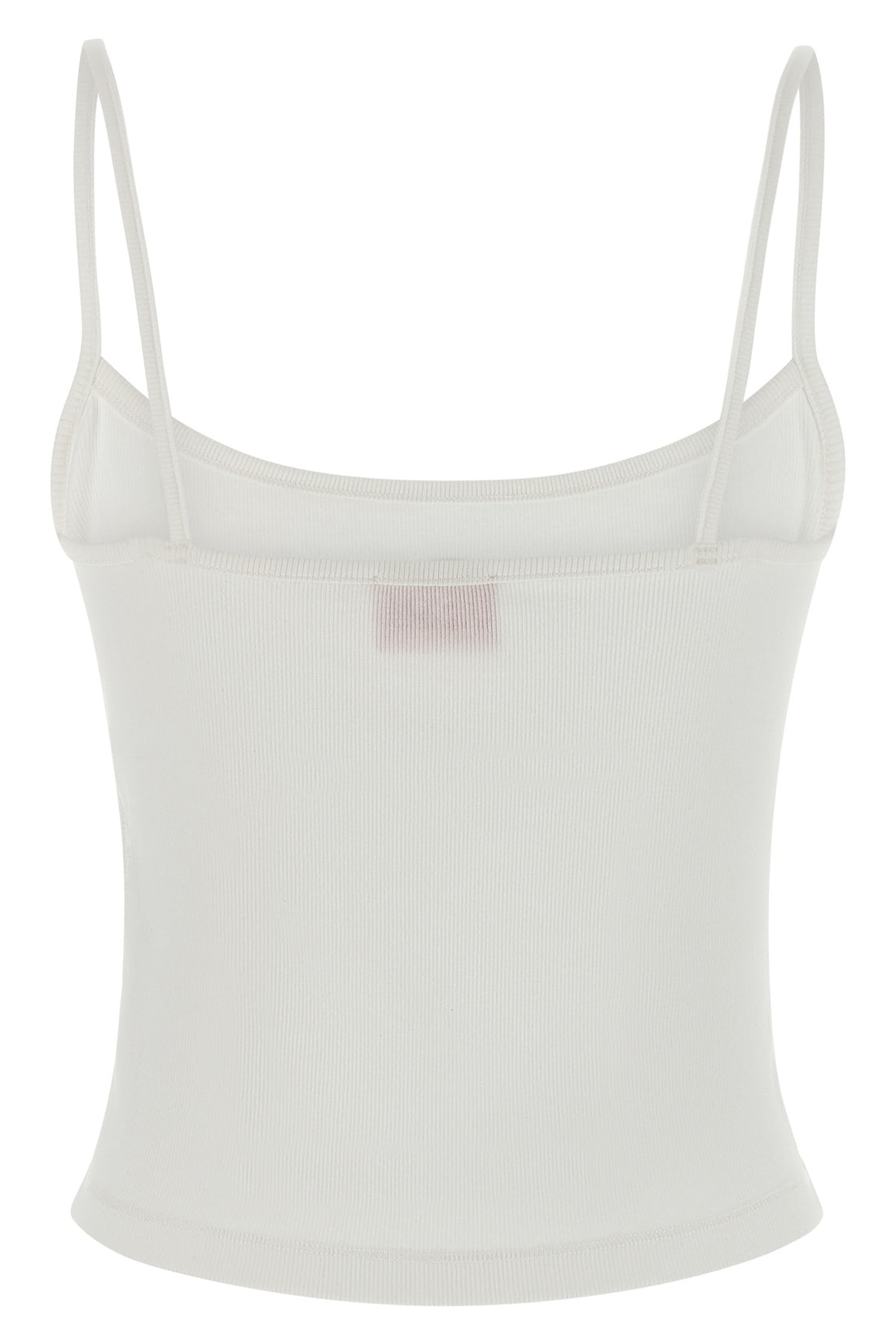 DIESEL L t-hupy-od top in fine-ribbed stretch cotton