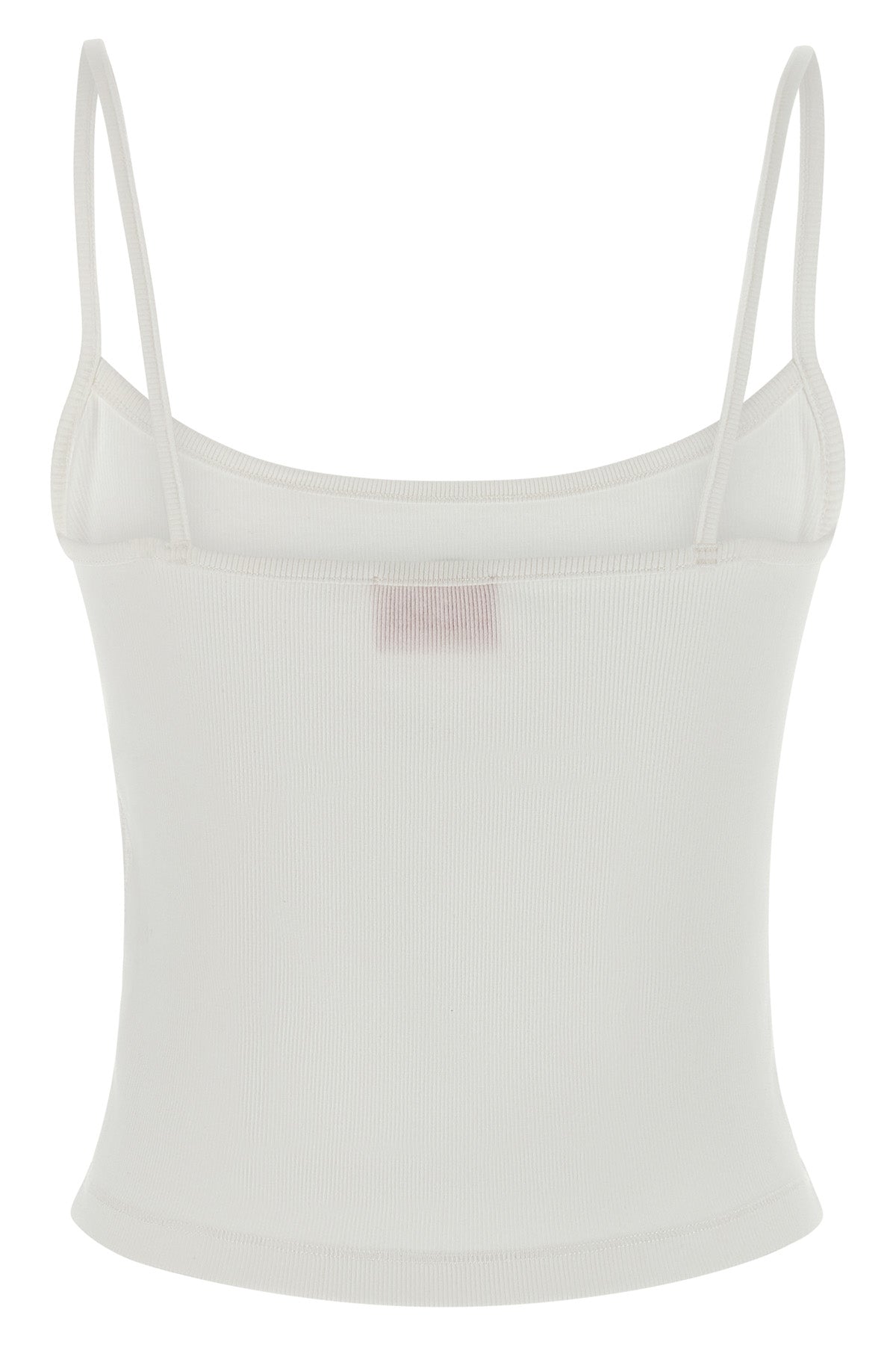 t-hupy-od top in fine-ribbed stretch cotton
