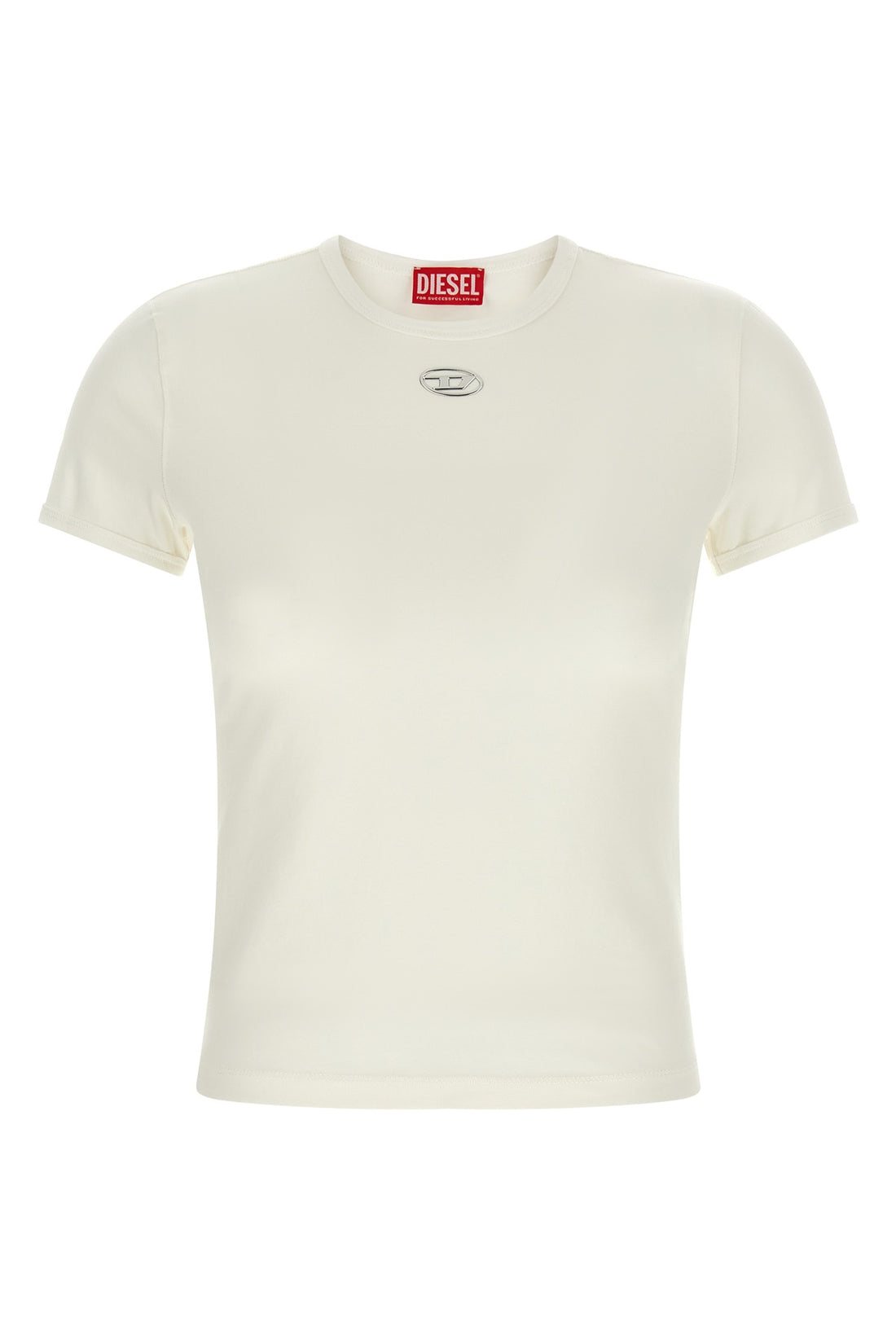 DIESEL L uncutieslong-od stretch cotton t-shirt
