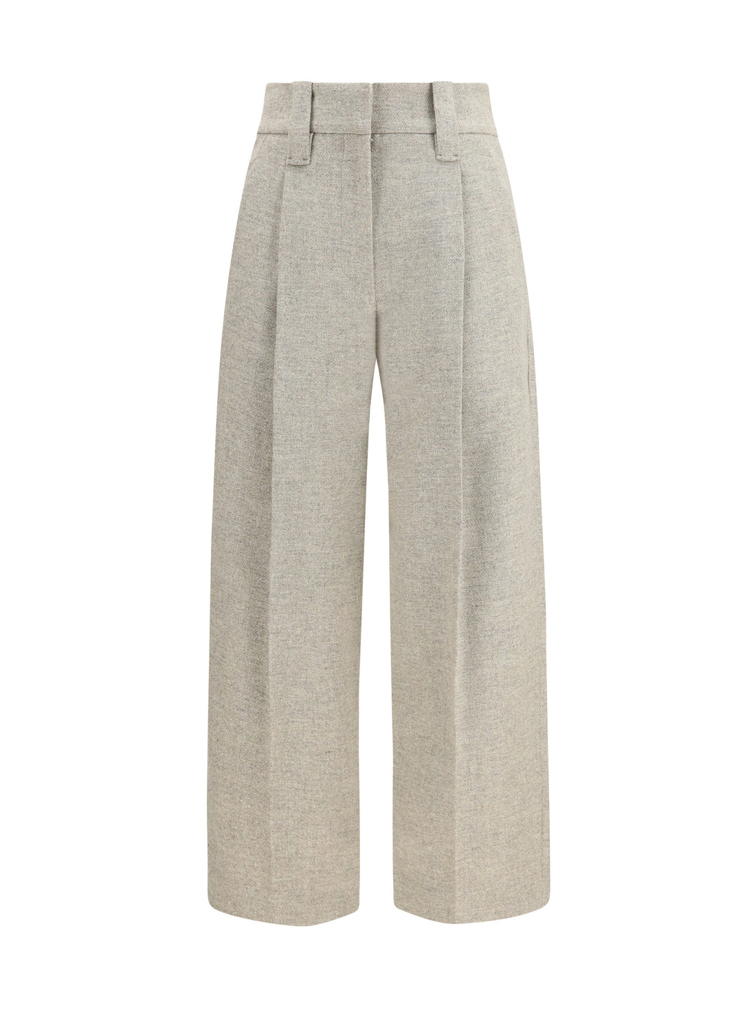 BRUNELLO CUCINELLI 38 high-waisted pleated pants